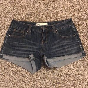 Dark Wash Denim Shorts